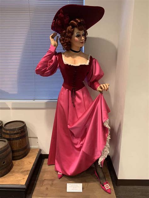Disneyland S Pirates Of The Caribbean Redhead Finds New Home At Walt Disney Archives Wdw
