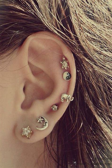 50 Beautiful Ear Piercings Cuded Ear Piercings Piercing Jewelry