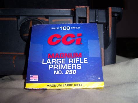 1 Pack 100 Cci Large Rifle Magnum Primers No 250 25 Acp For Sale At