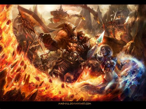 Siege Of Orgrimmar By ~mad Jill On Deviantart Fantasy Images Fantasy Art World Of Warcraft