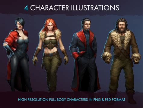 Character Illustrations Gamedev Market