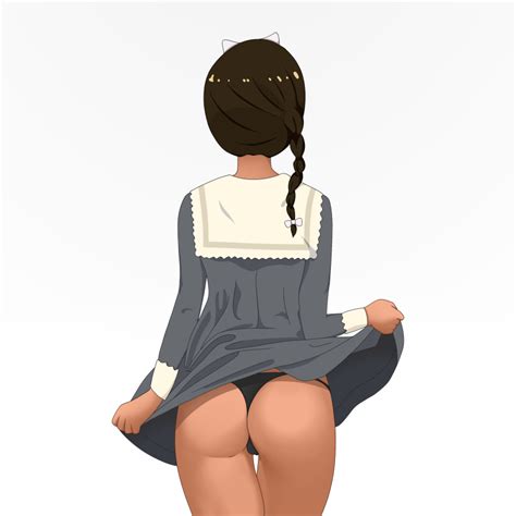 Amrb Aonuma Neiru Wonder Egg Priority Absurdres Highres 1girl Ass Black Panties Bow Bow