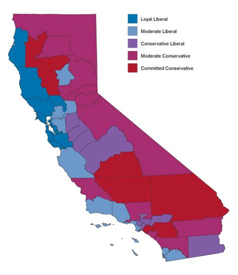 California Election Map 2016 By County