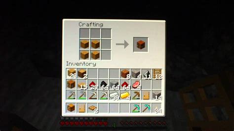 Same goes for any size, just match those parts with the same number of crafting grid inputs. Minecraft: How to make a Crafting Table - YouTube