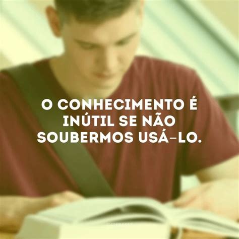 Frase Sobre Buscar Conhecimento