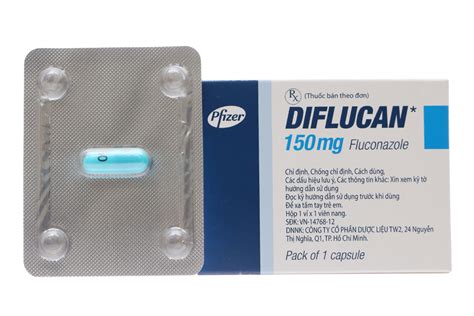 Thuốc Trị Nấm Diflucan 150mg Hộp 1 Viên Medigo