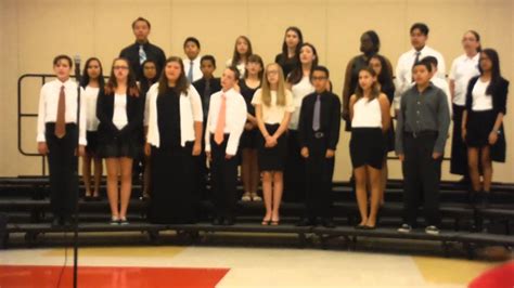 Somerset Academy Losee 6th Grade Choir Les Marins De Groix Youtube