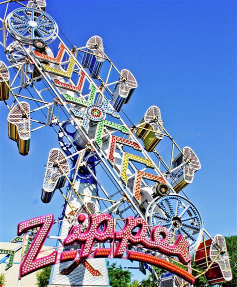 Zipper Carnival Ride Photograph by Eye Shutter To Think
