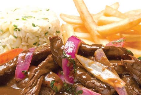 Lomo Saltado This Robust Entrée Is The Result Of The Fusion Between