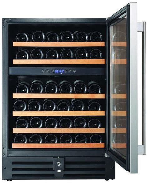 46 Bottle Dual Zone Wine Cooler Rw145dr Good Wine Coolers