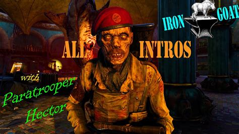 Zombie Army 4 Dead War All Intro Cutscenes Paratrooper Hector