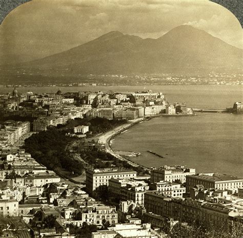 Naples And Mt Vesuvius Italy Europe Photograph By Litz Collection