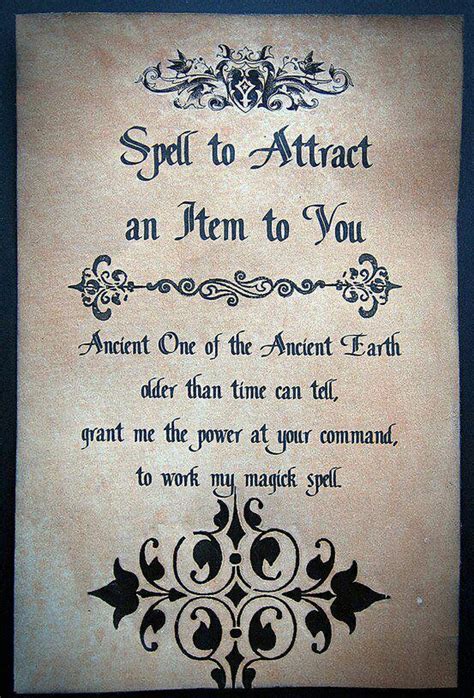 Good For Lost Things Spells Witchcraft Wiccan Spell Book