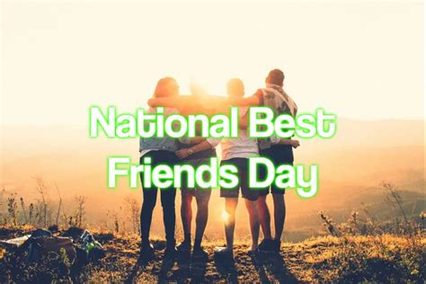 National Best Friends Day National Best Friends Day June 8 Calendarr