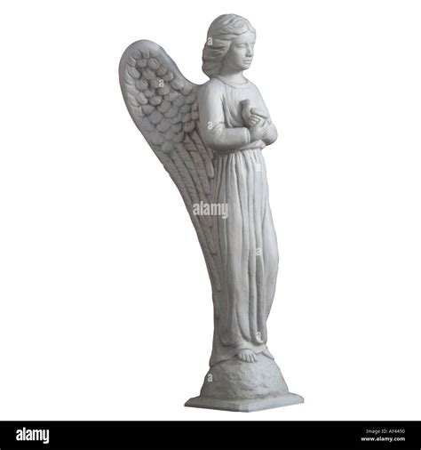 Angels Statue Lawn Ornaments Sculpture Decorations Angel Stock Photo