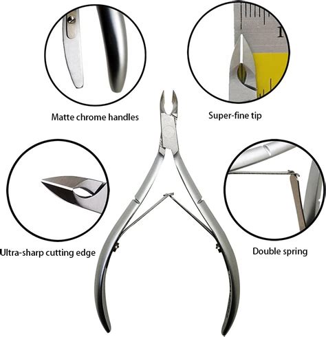 rui smiths professional cuticle nippers precision surgical grade stainless steel cuticle