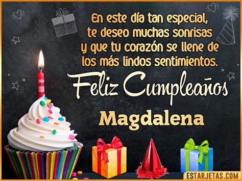 Feliz Cumpleaños Magdalena Imágenes  Tarjetas Y Mensajes