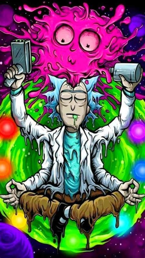 Trippy Rick And Morty Dope Wallpapers Pin By Amy Schmid On Animes