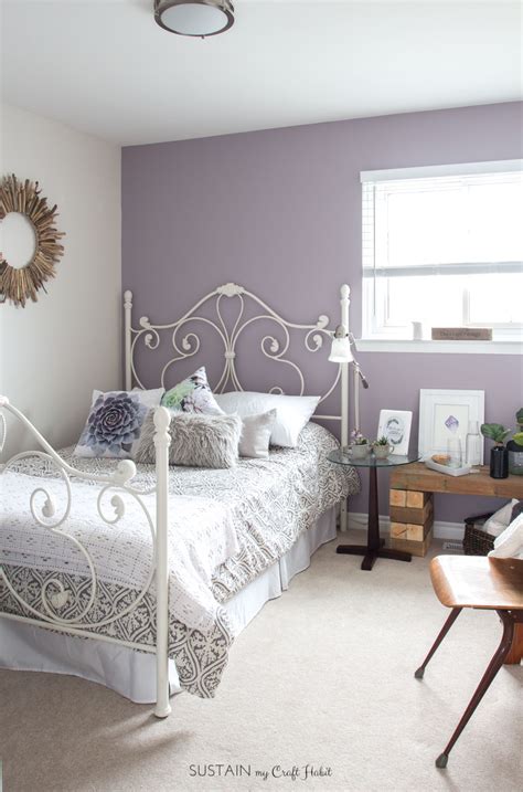 If you like bedroom decorating ideas, you might love these ideas. Mauve-lous Guest Bedroom Ideas: A Simple Spare Room ...