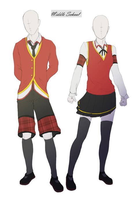 Monstrum Middle School Uniform By Omeay On Deviantart