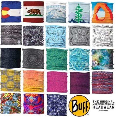 Buff Uv Half Buff Original Sun Protection Headwear Various Colors