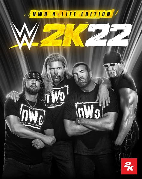 Wwe 2k22 Cover Art Standard Deluxe And Nwo 4 Life Editions