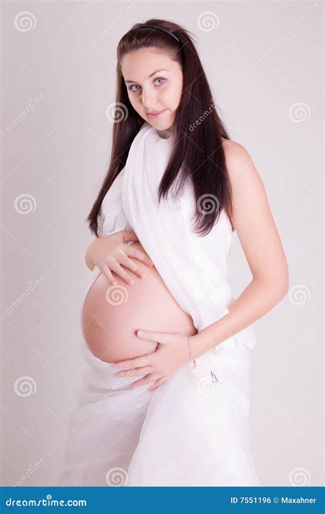 Attractive Pregnant Women Royalty Free Stock Image Image 7551196