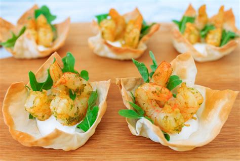 This shrimp balls appetizer recipe will please your guests. Chili Lime Spicy Shrimp Cups - Easy Appetizer Recipe
