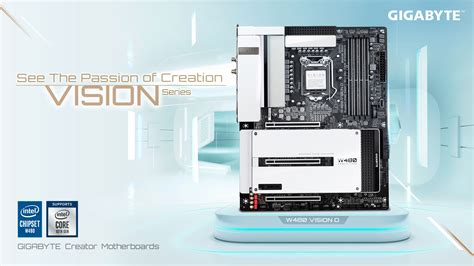 Gigabyte W480 Vision Series Motherboards Enhance Workstation