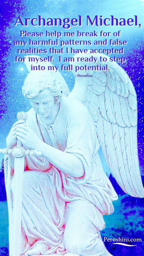 Archangel Michael Prayer For Positive Change Archangel Prayers