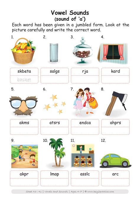 Short Vowel Sounds Worksheets For Grade 1 Your Home T