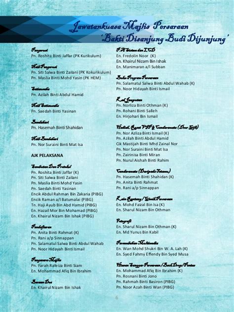 Buku program @ pamplet tahun 2011 via myatatyana84.blogspot.com. Contoh Buku Program Makan Malam - II Contoh
