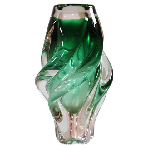 Free Organic Form Signed Blown Art Glass Vase By Bill Kasper At 1stdibs Signed Art Glass Art