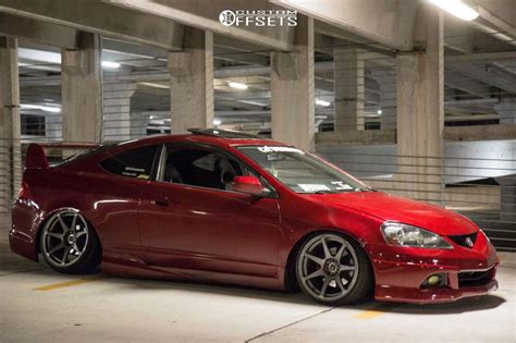 2002 Acura Rsx With 18x95 15 Mb Wheels Battle And 21535r18 Kumho