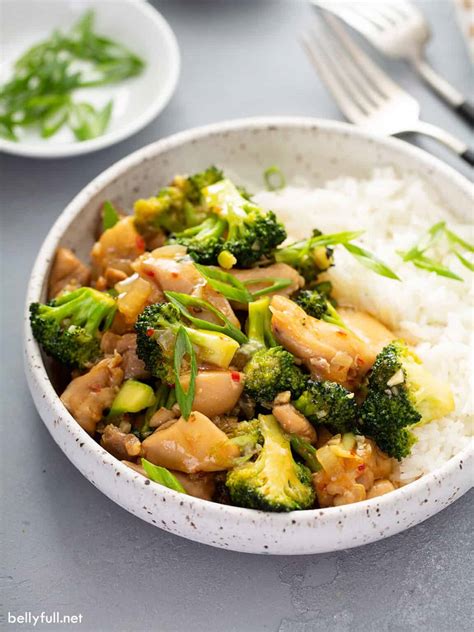 Chicken And Broccoli Stir Fry Belly Full