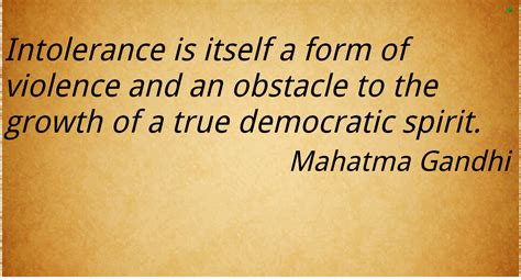 Quotes About Intolerance Quotesgram
