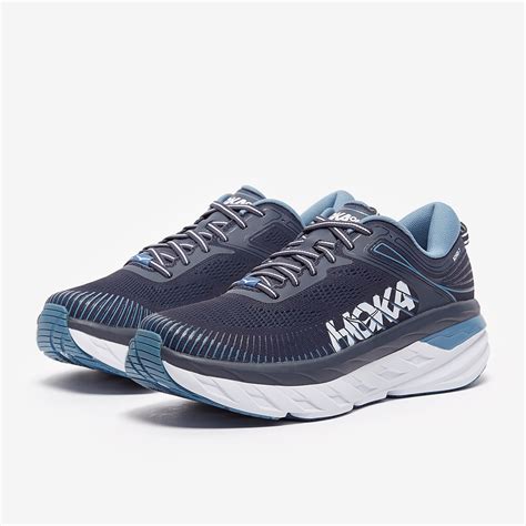 Hoka Bondi 7 Ombre Blue Provincial Blue Mens Shoes Prodirect