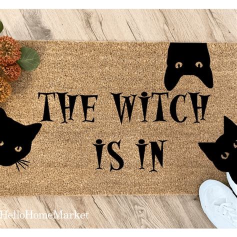 Witch Doormat Etsy