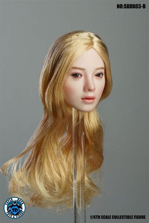 16 Model Movable Eye Sddx03 Girl Female Head Sculpt F 12 Hot Toys