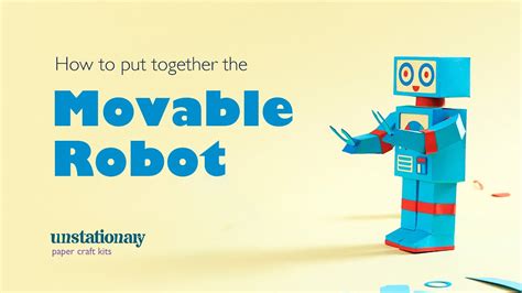 Movable Robot Paper Craft Instructions Youtube