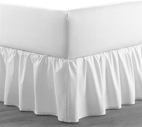 ruffled bed skirt with split corners 18 inch bed skirt queen dust ruffle bed