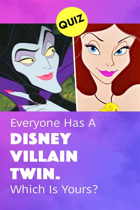 Quiz Everyone Has A Disney Villain Twin This 2 Min Quiz Will Reveal