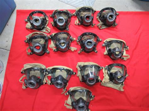 Scott Av 2000 Full Facepiece Firefighter Scba Mask Large Xl Air