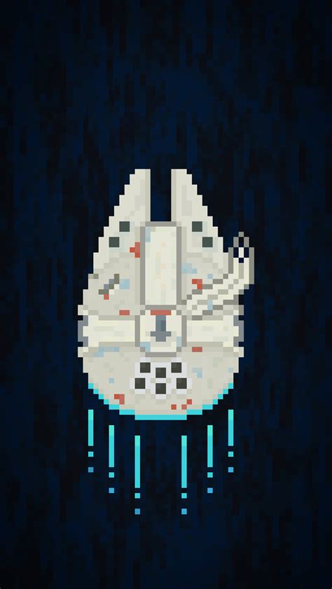 Heres A Pixel Art Falcon Phone Wallpaper I Made For You