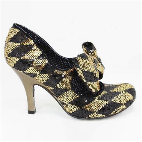 IRREGULAR CHOICE Windsor Pump Sequin Argyle Gold | Irregular choice shoes, Irregular choice, Me 