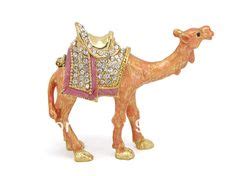 Sevenbees hand painted enameled camel figurine decorative hinged jewelry trinket box. Writing Inspiration: The Art of Camels