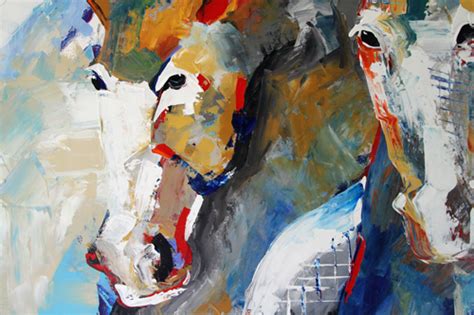 Texas Contemporary Fine Artist Laurie Pace Epsilon Abstract Horse
