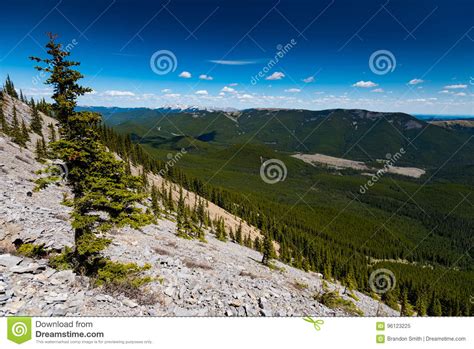 Rocky Mountain Summer Hiking Views Stock Image Image Of Valley