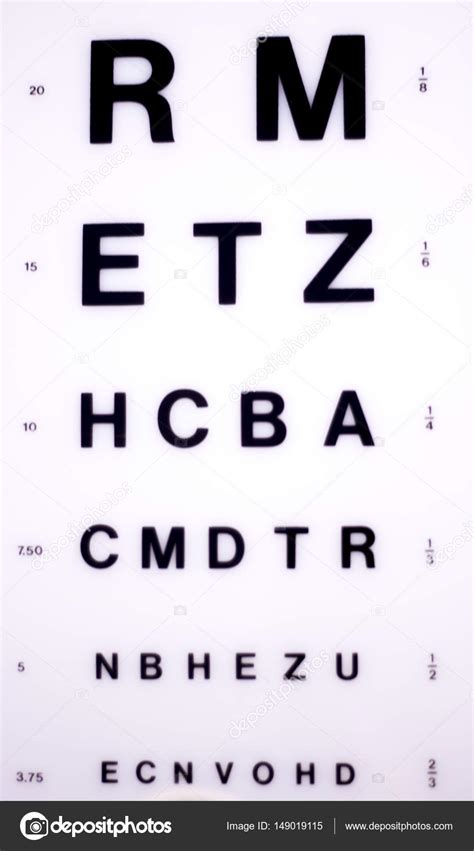Optician Eye Test Chart ⬇ Stock Photo Image By © Edwardolive 149019115