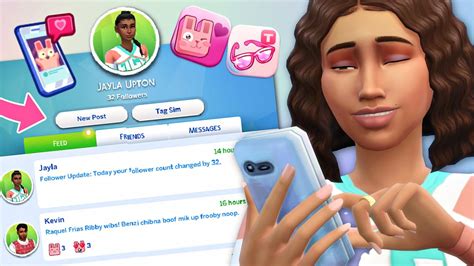 New Social Bunny And Trendi Apps 💬 Sims 4 High School Years Gameplay